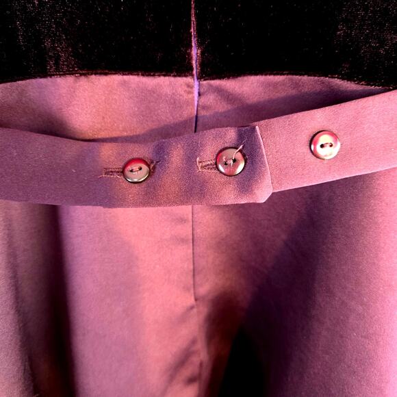 Jenny Annie Dots Girls Formal Dress Size Medium M Purple Evening Party Prom - Picture 6 of 8